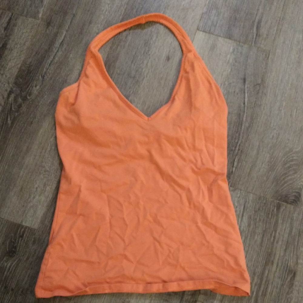 VS Orange Halter Neck Bra Top